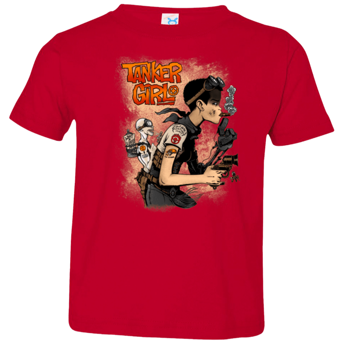 T-Shirts Red / 2T Tanker Girl Toddler Premium T-Shirt