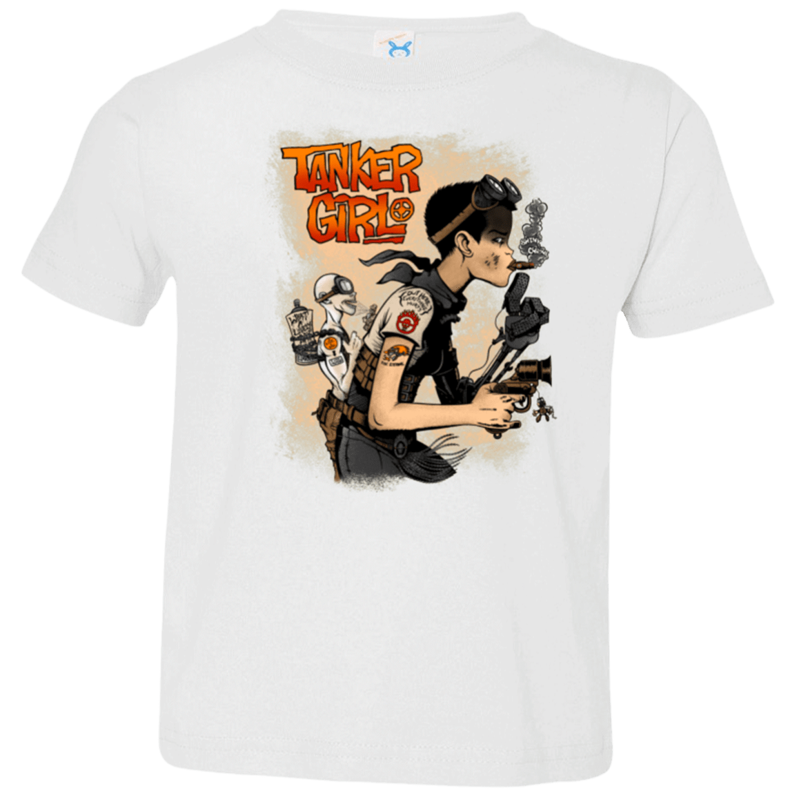 T-Shirts White / 2T Tanker Girl Toddler Premium T-Shirt