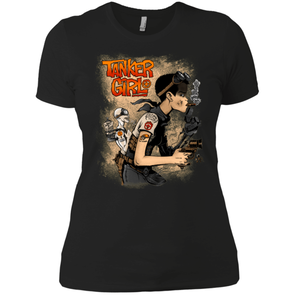 T-Shirts Black / X-Small Tanker Girl Women's Premium T-Shirt