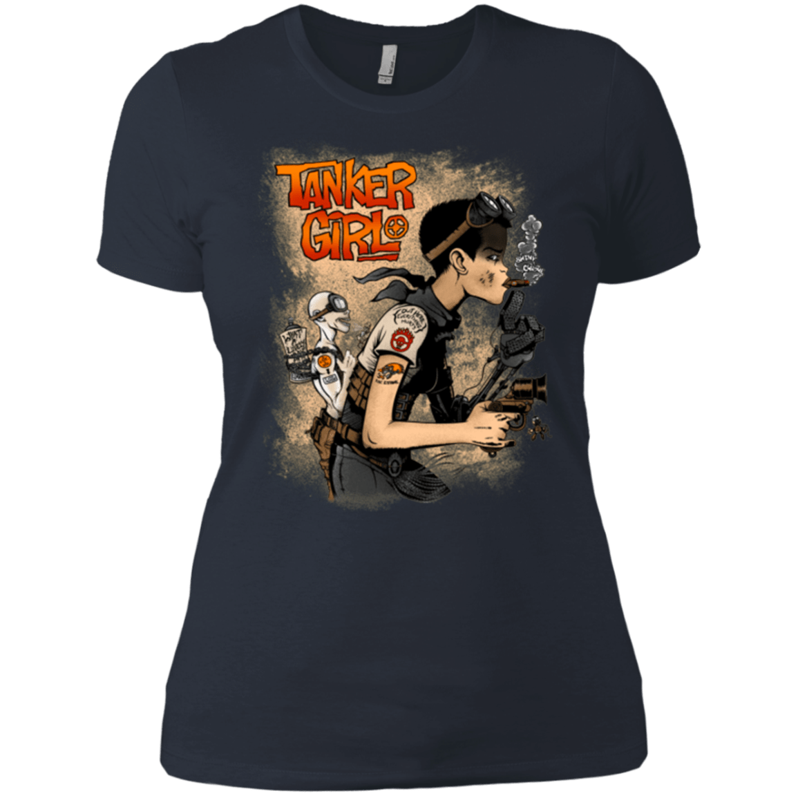 T-Shirts Indigo / X-Small Tanker Girl Women's Premium T-Shirt