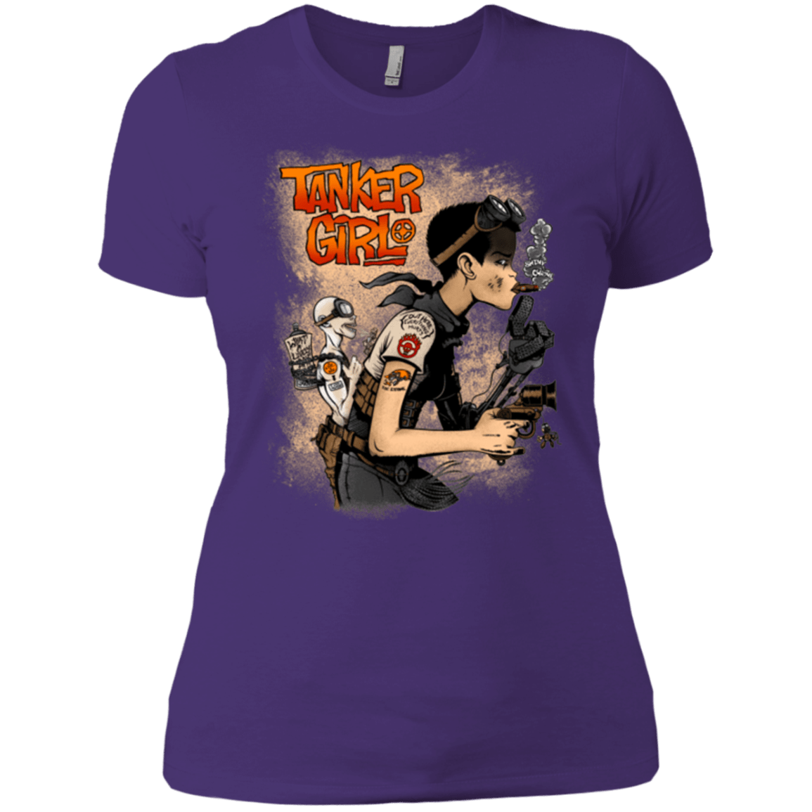 T-Shirts Purple / X-Small Tanker Girl Women's Premium T-Shirt