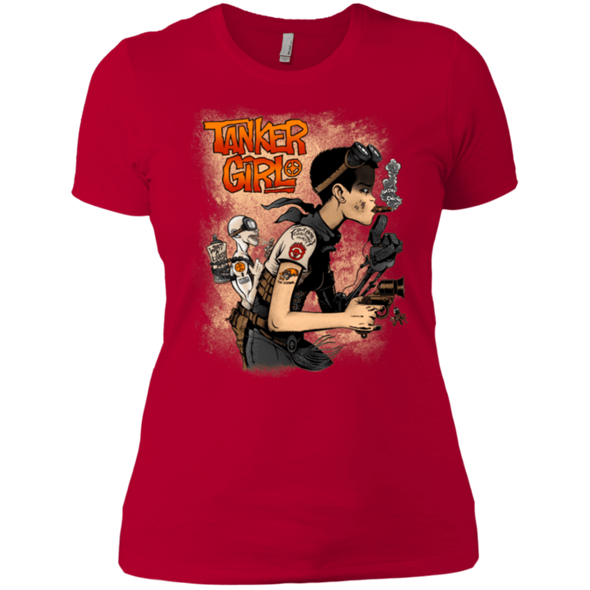 T-Shirts Red / X-Small Tanker Girl Women's Premium T-Shirt
