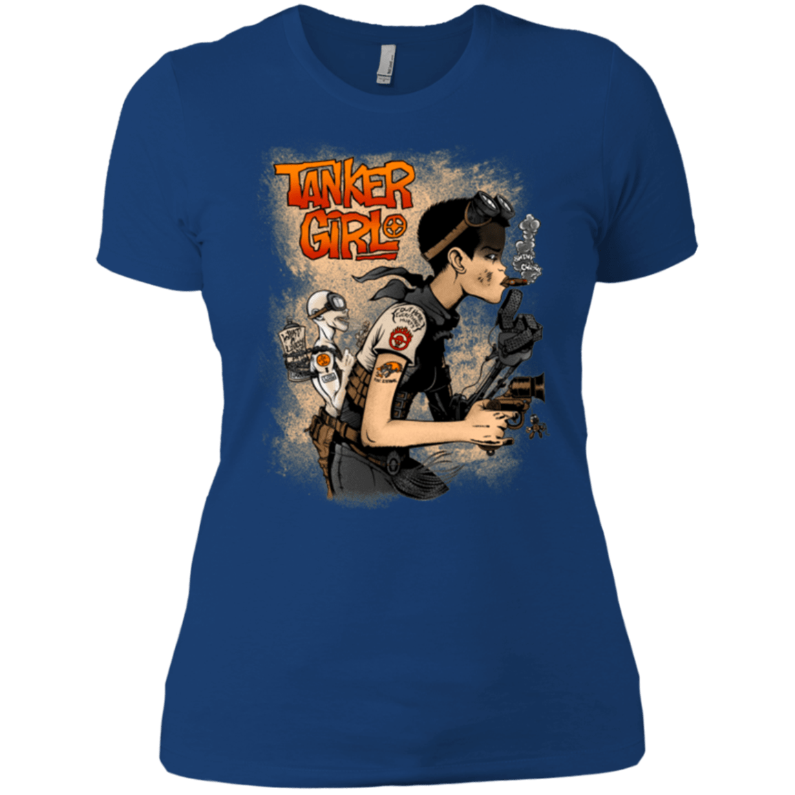 T-Shirts Royal / X-Small Tanker Girl Women's Premium T-Shirt