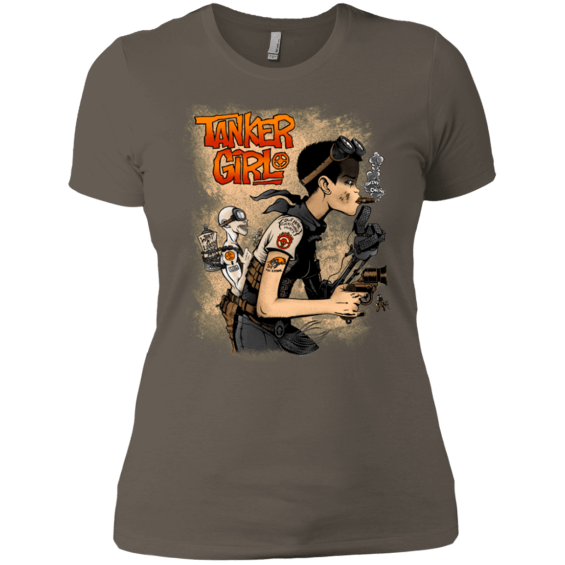 T-Shirts Warm Grey / X-Small Tanker Girl Women's Premium T-Shirt