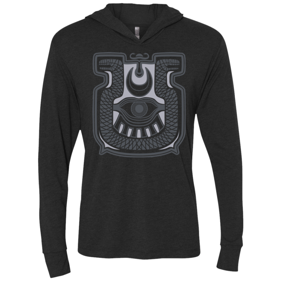 T-Shirts Vintage Black / X-Small Tapestry of doom Triblend Long Sleeve Hoodie Tee