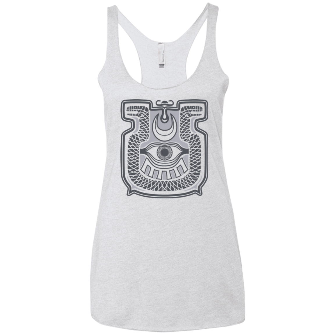 T-Shirts Heather White / X-Small Tapestry of doom Women's Triblend Racerback Tank