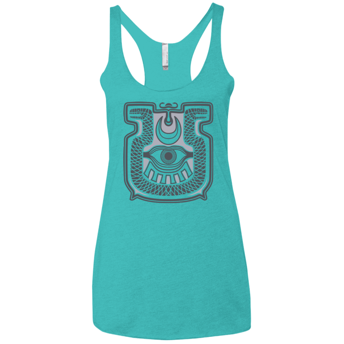 T-Shirts Tahiti Blue / X-Small Tapestry of doom Women's Triblend Racerback Tank