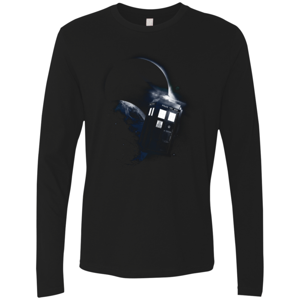 T-Shirts Black / Small TARDIS 2 Men's Premium Long Sleeve