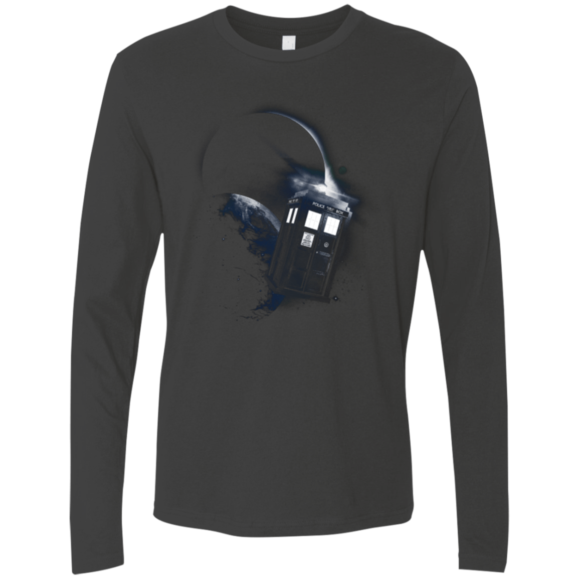 T-Shirts Heavy Metal / Small TARDIS 2 Men's Premium Long Sleeve