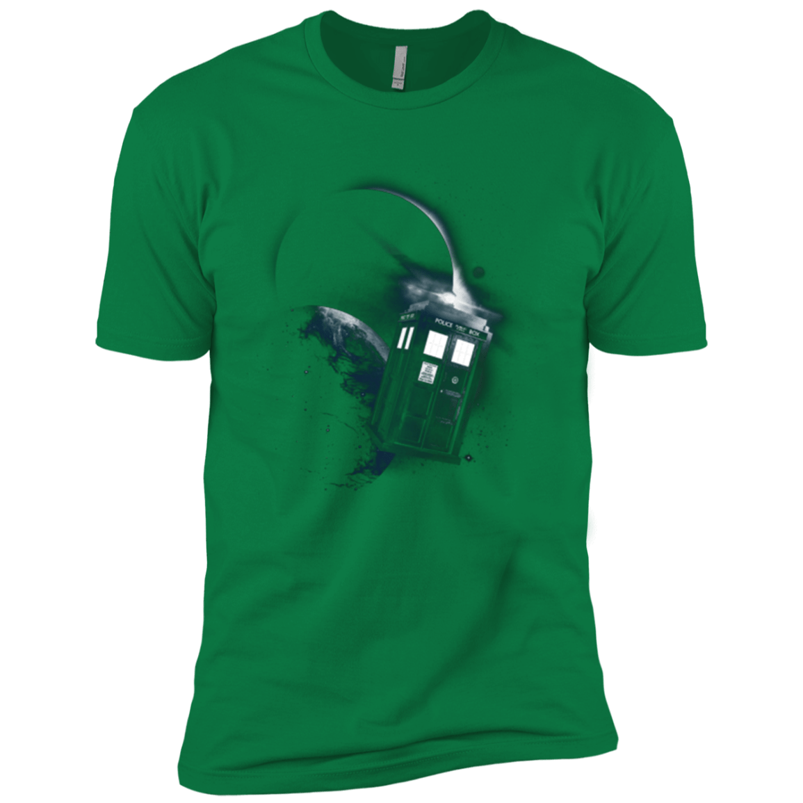 T-Shirts Kelly Green / X-Small TARDIS 2 Men's Premium T-Shirt