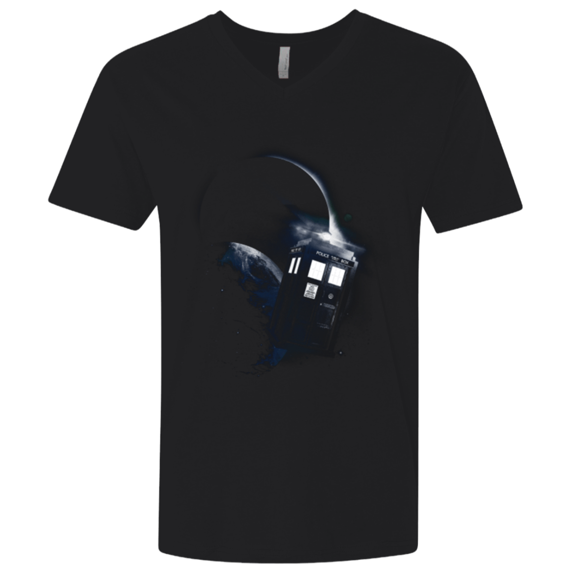 T-Shirts Black / X-Small TARDIS 2 Men's Premium V-Neck