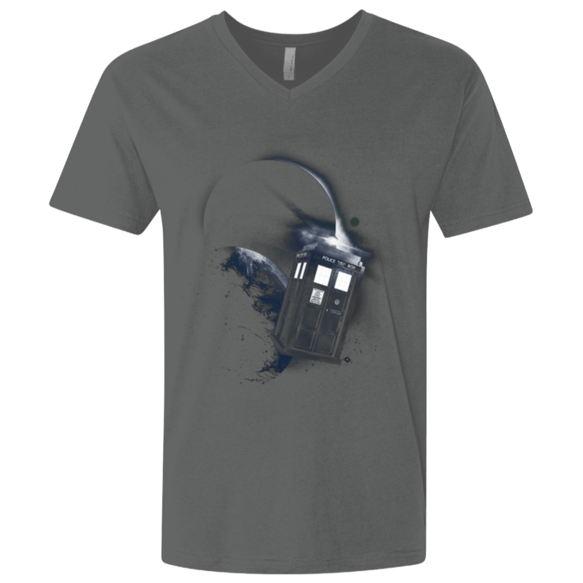 T-Shirts Heavy Metal / X-Small TARDIS 2 Men's Premium V-Neck
