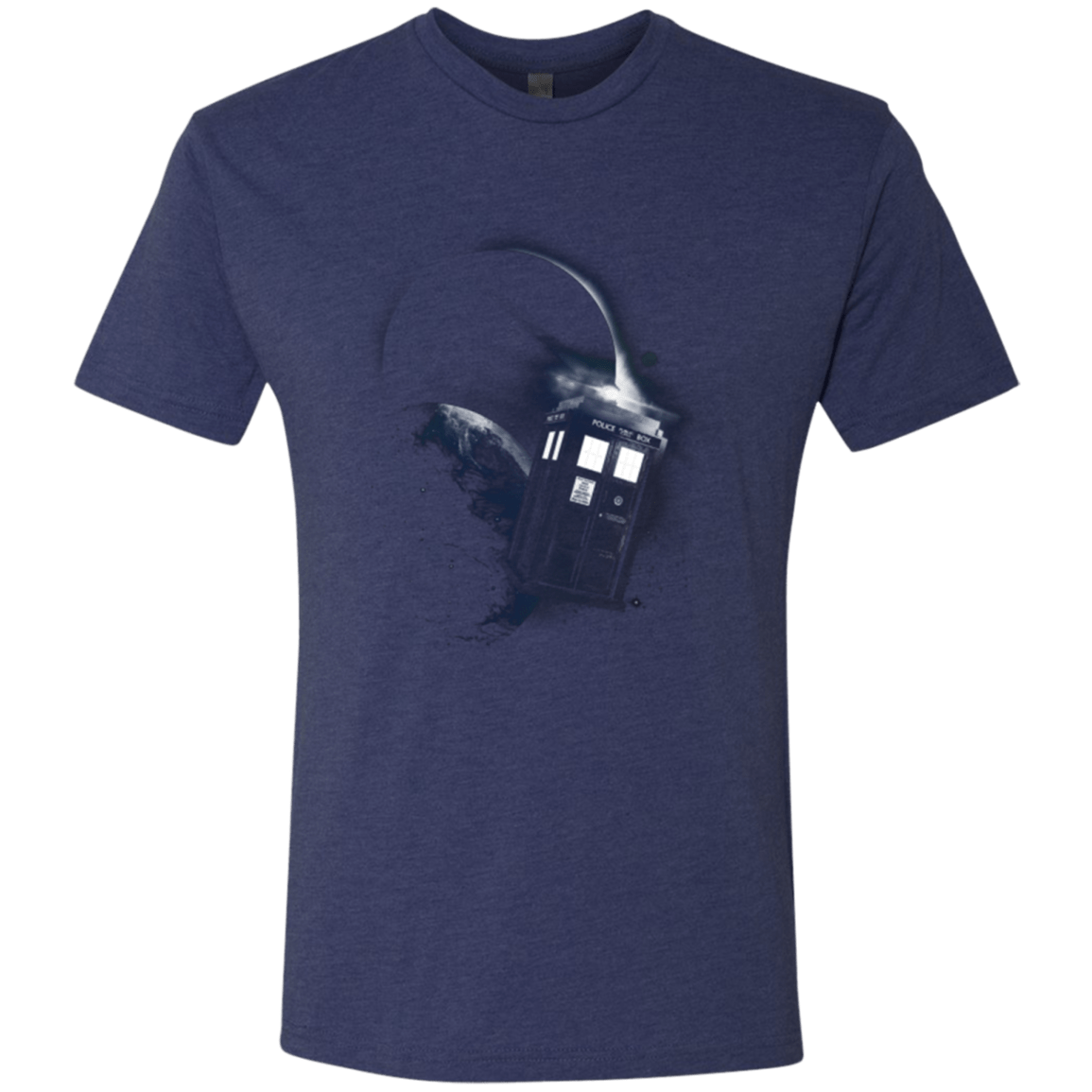 T-Shirts Vintage Navy / Small TARDIS 2 Men's Triblend T-Shirt