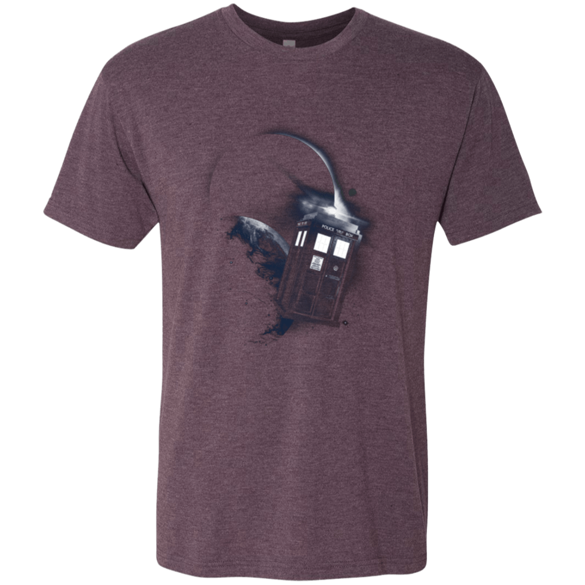 T-Shirts Vintage Purple / Small TARDIS 2 Men's Triblend T-Shirt