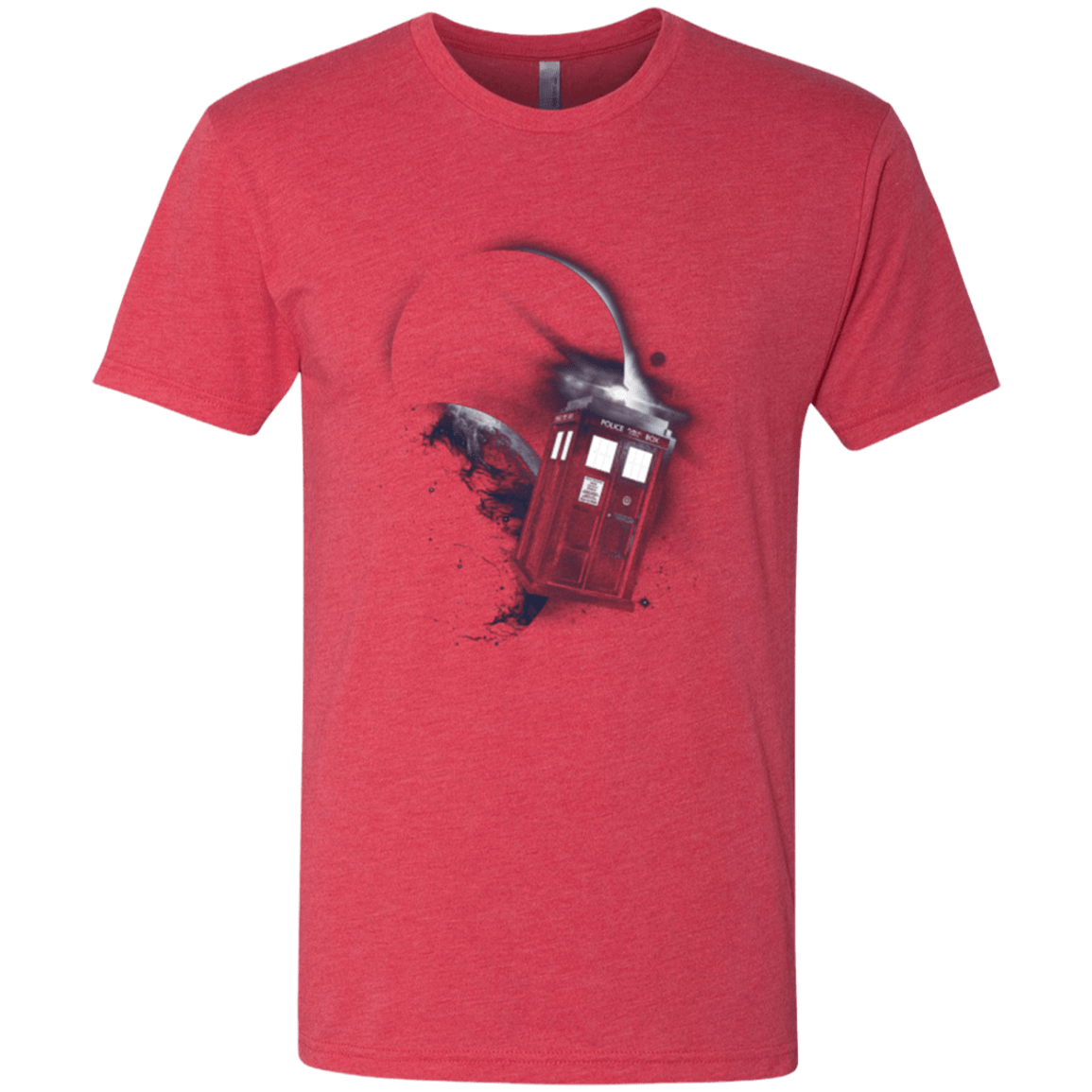 T-Shirts Vintage Red / Small TARDIS 2 Men's Triblend T-Shirt