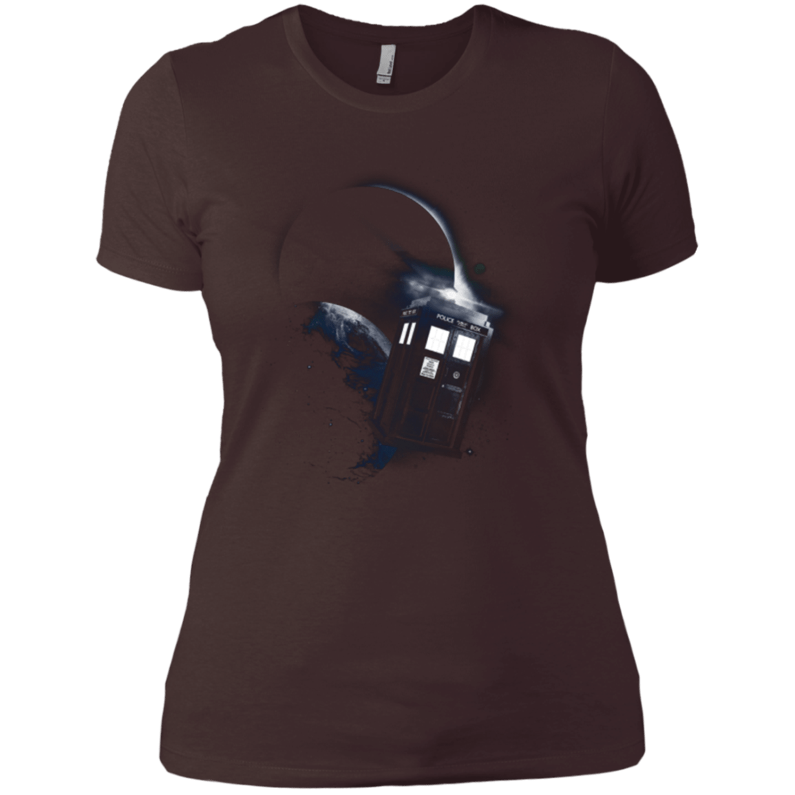 T-Shirts Dark Chocolate / X-Small TARDIS 2 Women's Premium T-Shirt