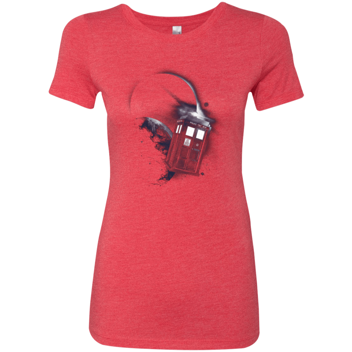 T-Shirts Vintage Red / Small TARDIS 2 Women's Triblend T-Shirt