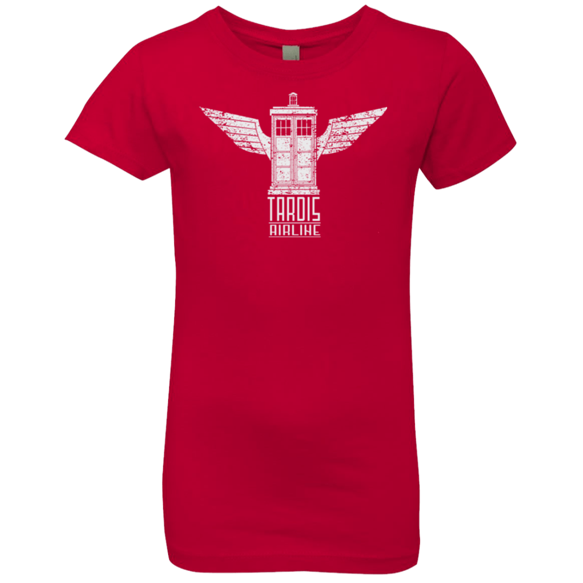 T-Shirts Red / YXS Tardis Airline Girls Premium T-Shirt
