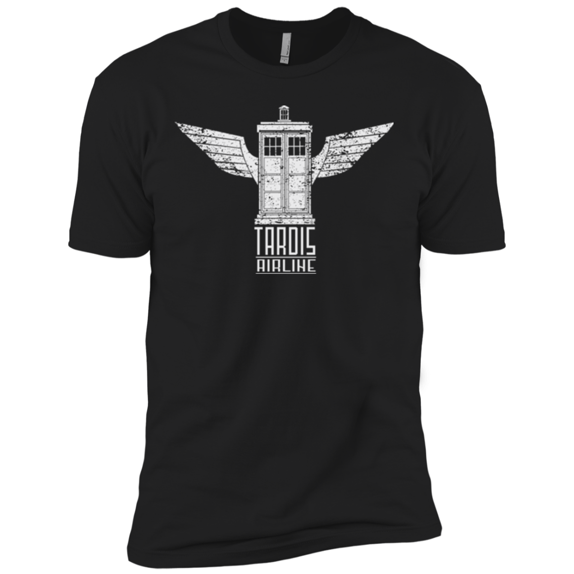 T-Shirts Black / X-Small Tardis Airline Men's Premium T-Shirt