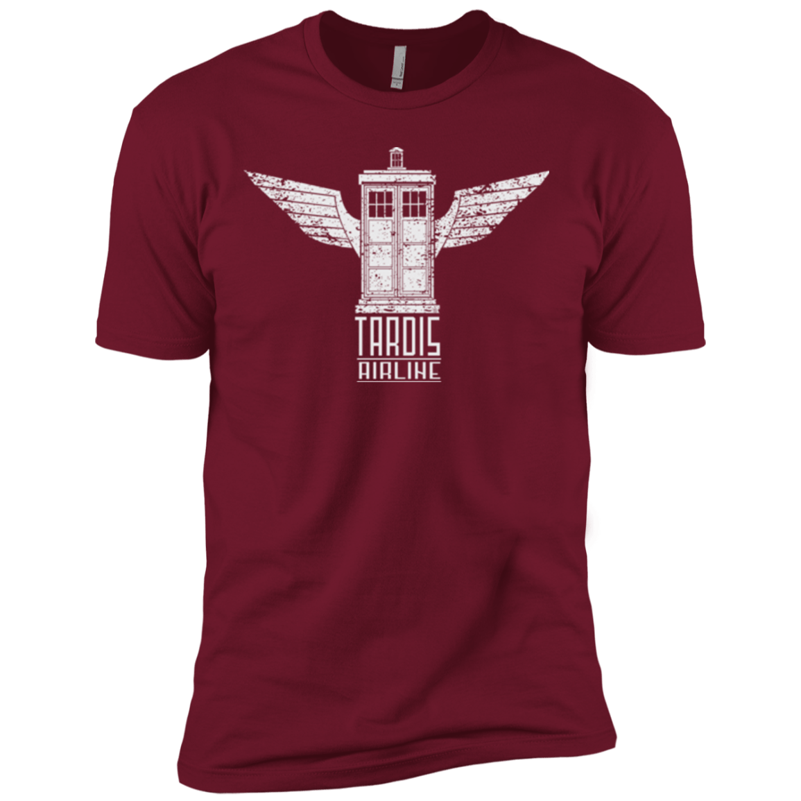T-Shirts Cardinal / X-Small Tardis Airline Men's Premium T-Shirt