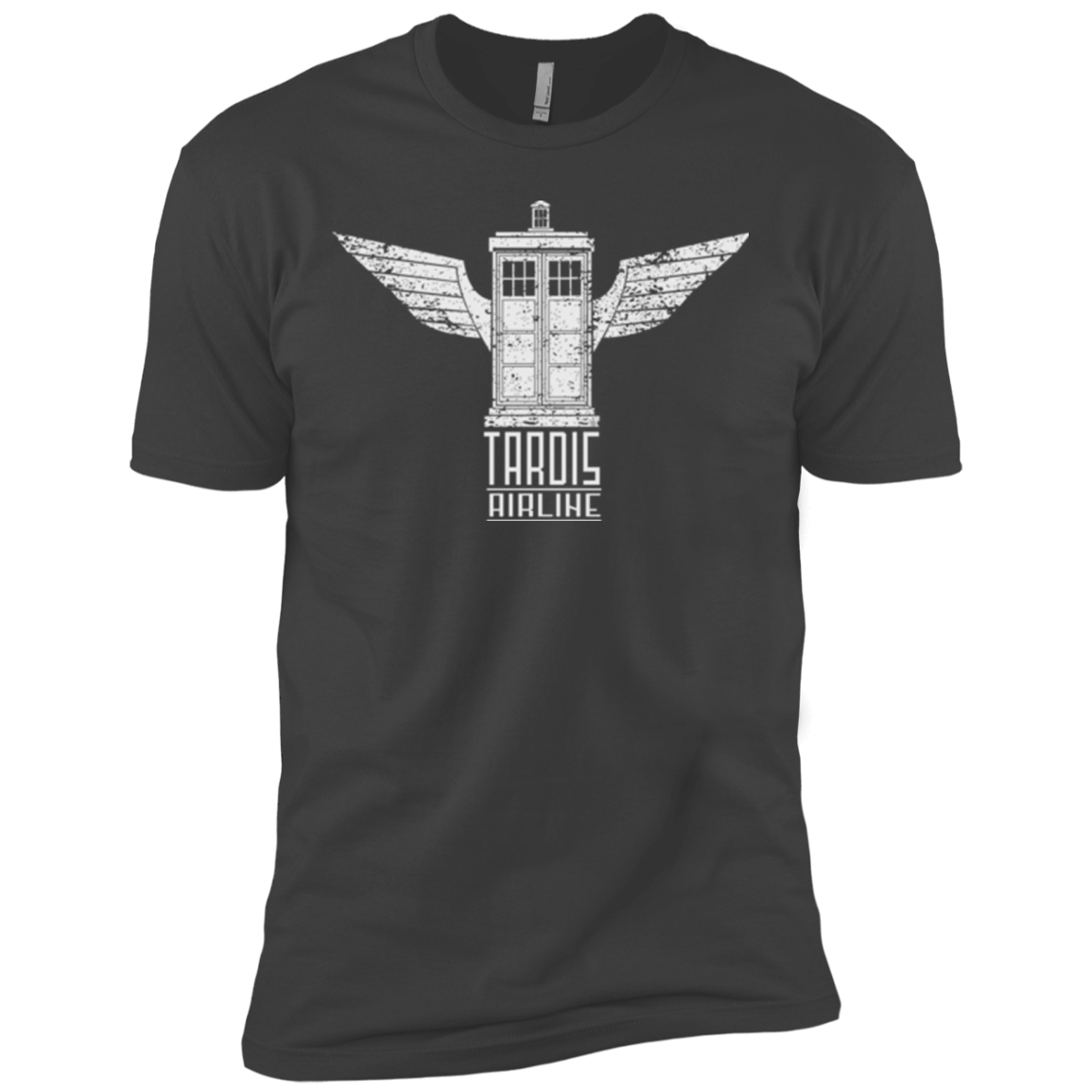 T-Shirts Heavy Metal / X-Small Tardis Airline Men's Premium T-Shirt