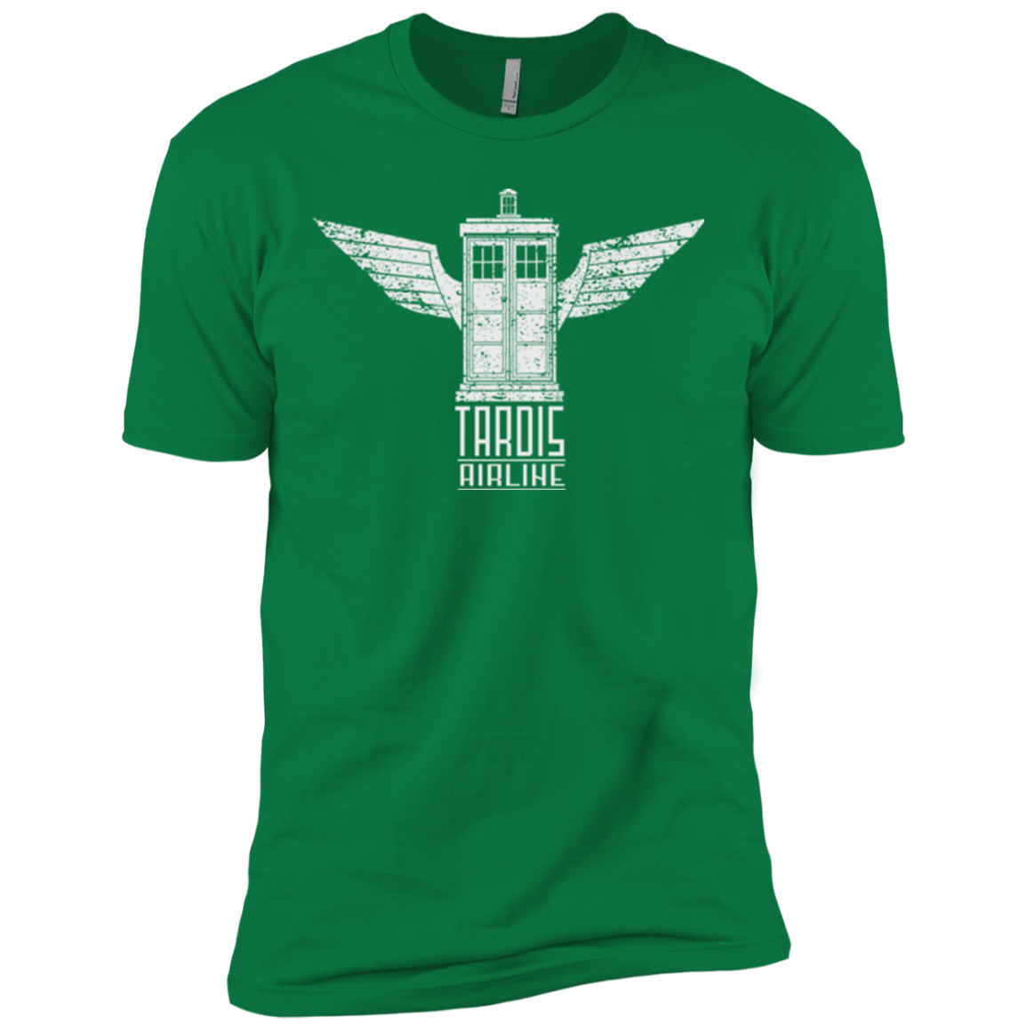 T-Shirts Kelly Green / X-Small Tardis Airline Men's Premium T-Shirt