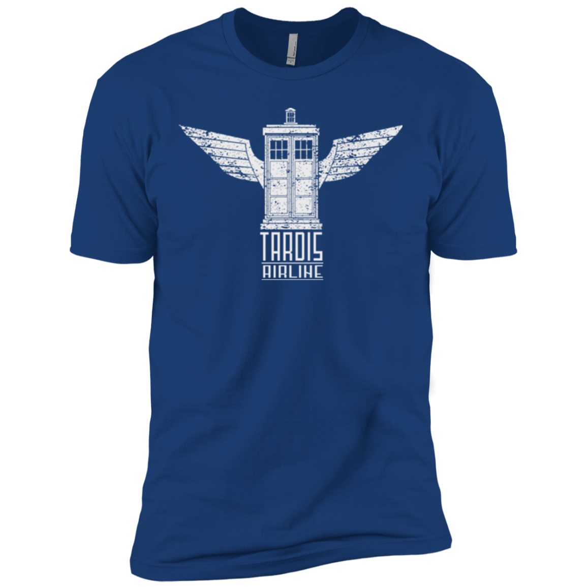 T-Shirts Royal / X-Small Tardis Airline Men's Premium T-Shirt