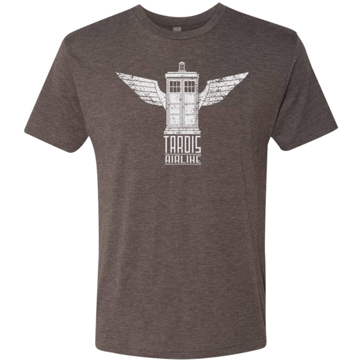 T-Shirts Macchiato / Small Tardis Airline Men's Triblend T-Shirt