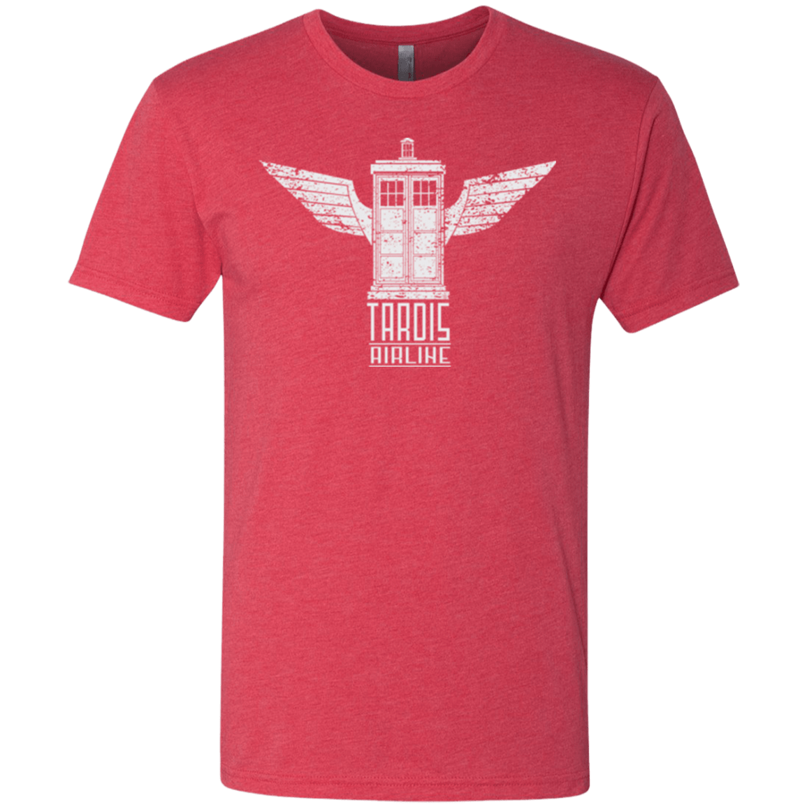 T-Shirts Vintage Red / Small Tardis Airline Men's Triblend T-Shirt