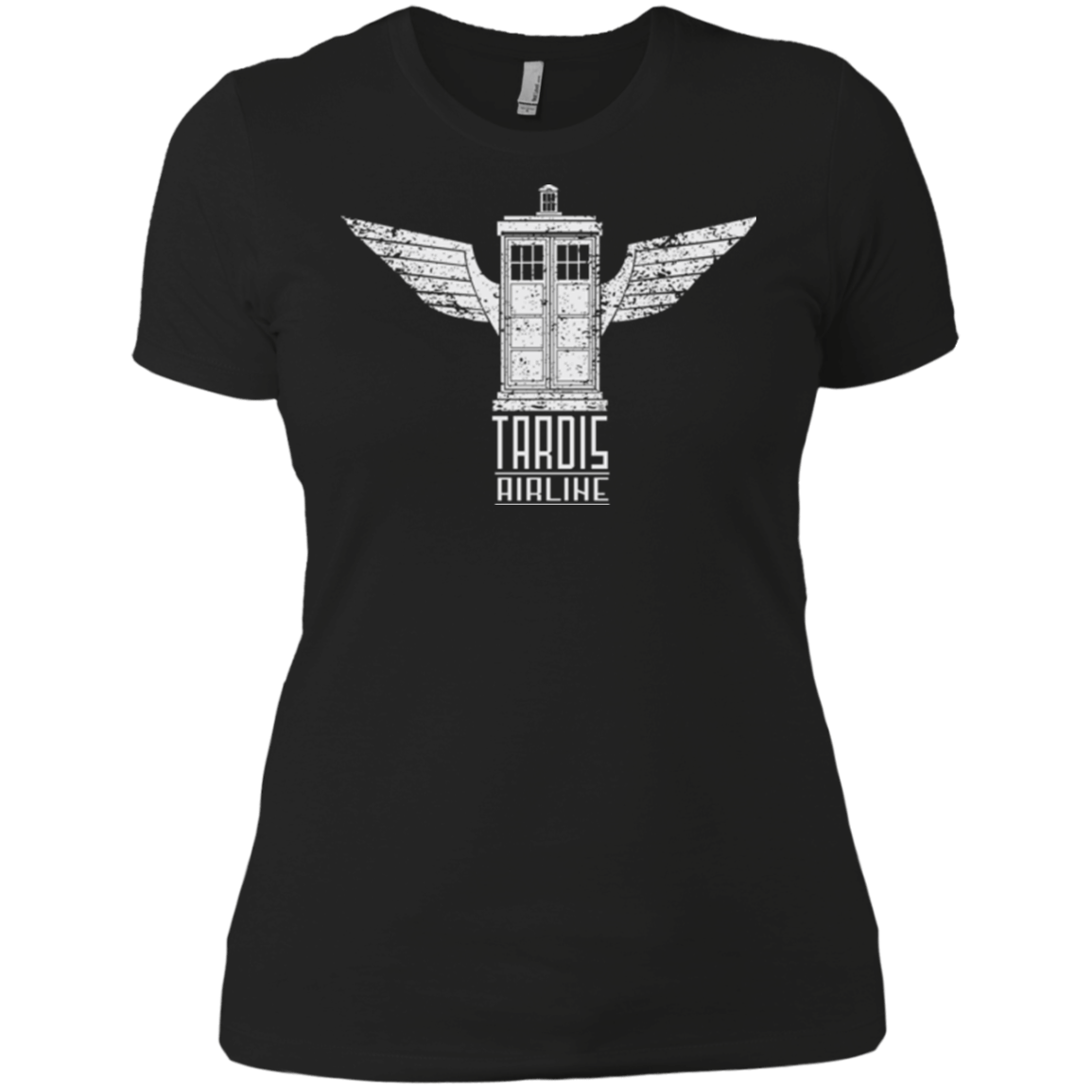 T-Shirts Black / X-Small Tardis Airline Women's Premium T-Shirt