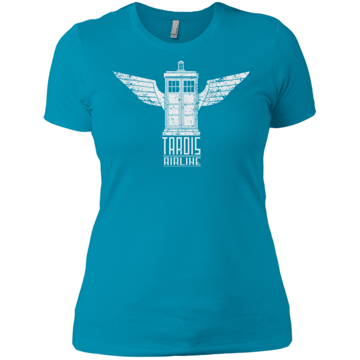 T-Shirts Turquoise / X-Small Tardis Airline Women's Premium T-Shirt