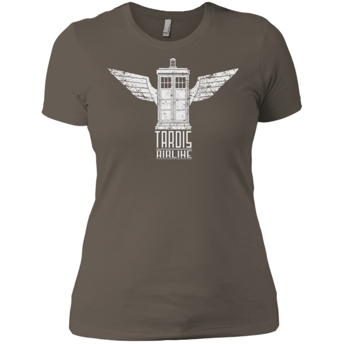 T-Shirts Warm Grey / X-Small Tardis Airline Women's Premium T-Shirt
