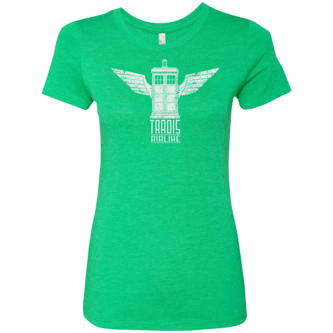 T-Shirts Envy / Small Tardis Airline Women's Triblend T-Shirt