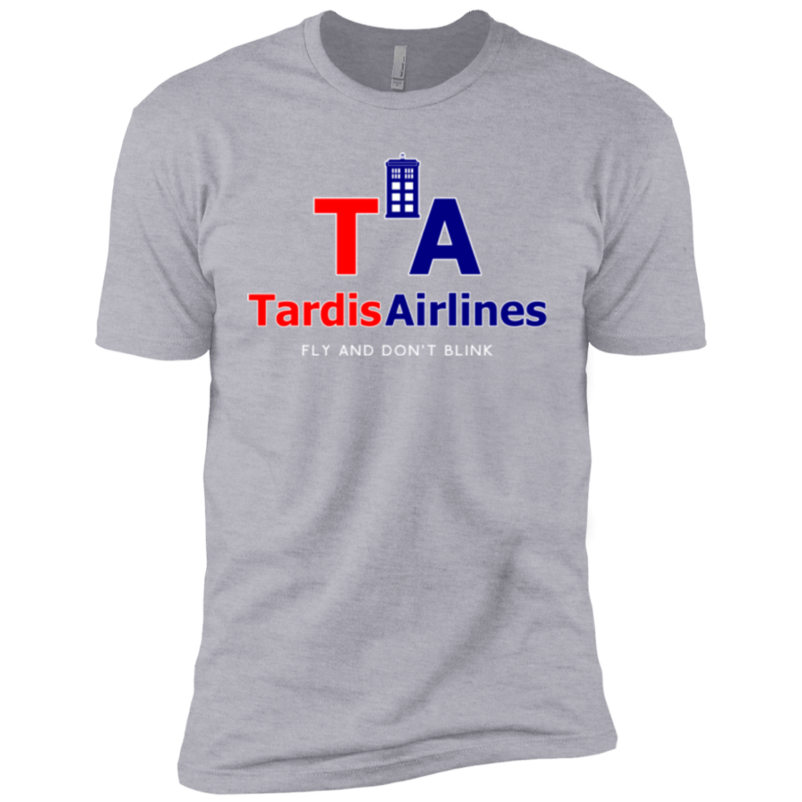 T-Shirts Heather Grey / YXS Tardis Airlines Boys Premium T-Shirt