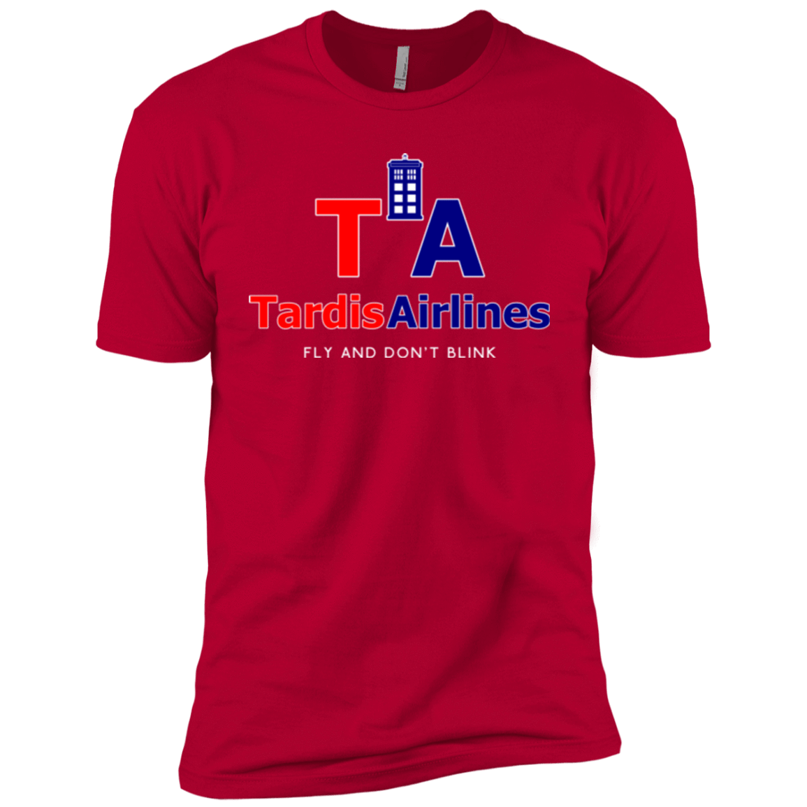 T-Shirts Red / YXS Tardis Airlines Boys Premium T-Shirt