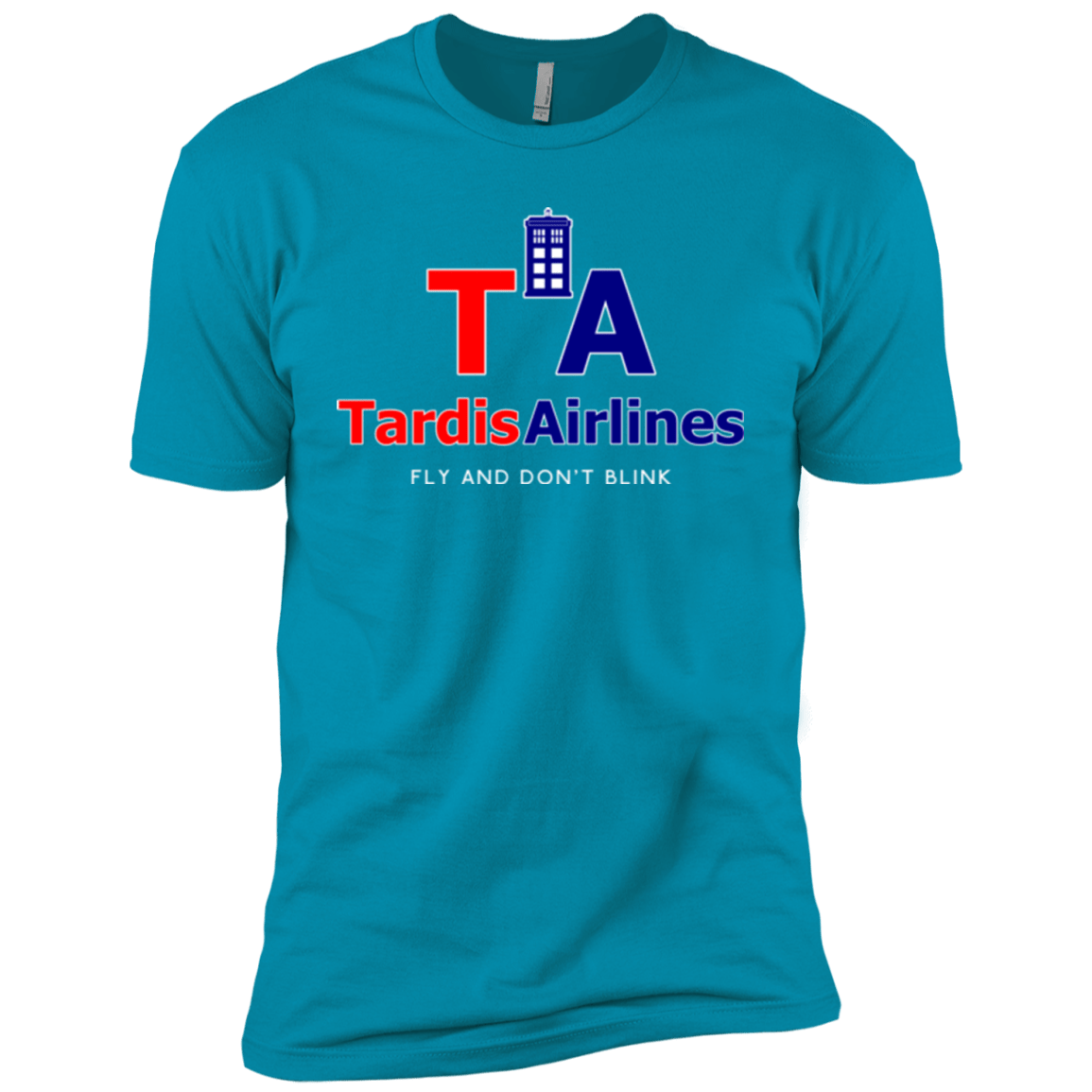 T-Shirts Turquoise / YXS Tardis Airlines Boys Premium T-Shirt
