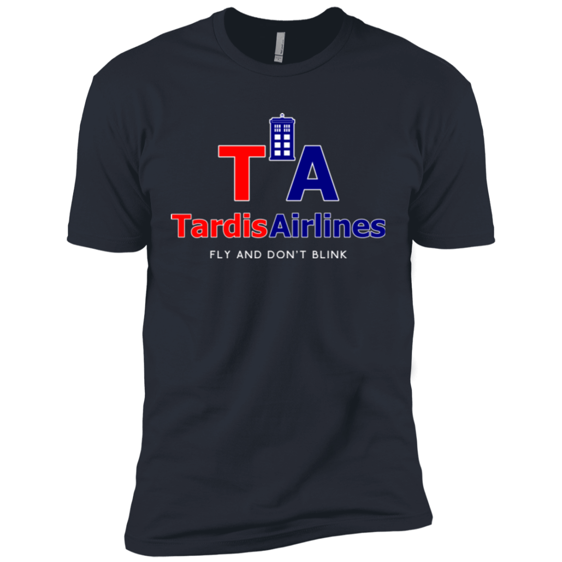 T-Shirts Indigo / X-Small Tardis Airlines Men's Premium T-Shirt