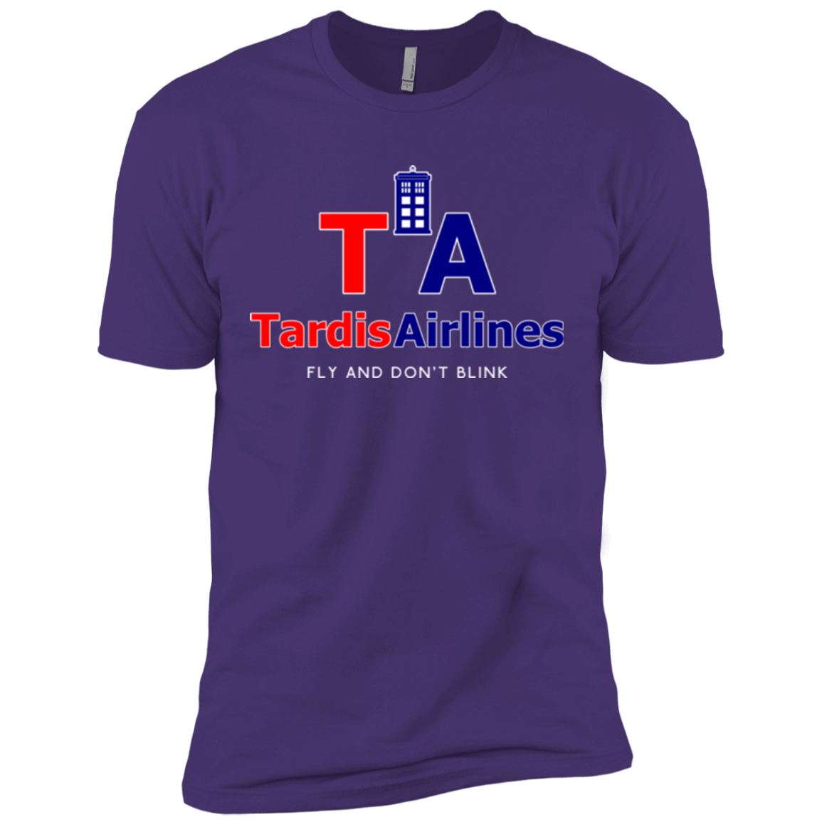 T-Shirts Purple / X-Small Tardis Airlines Men's Premium T-Shirt