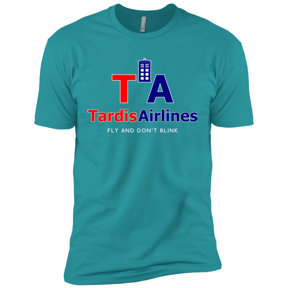 T-Shirts Tahiti Blue / X-Small Tardis Airlines Men's Premium T-Shirt