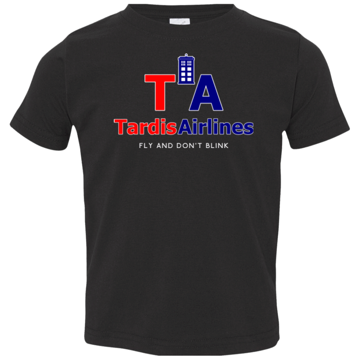 T-Shirts Black / 2T Tardis Airlines Toddler Premium T-Shirt