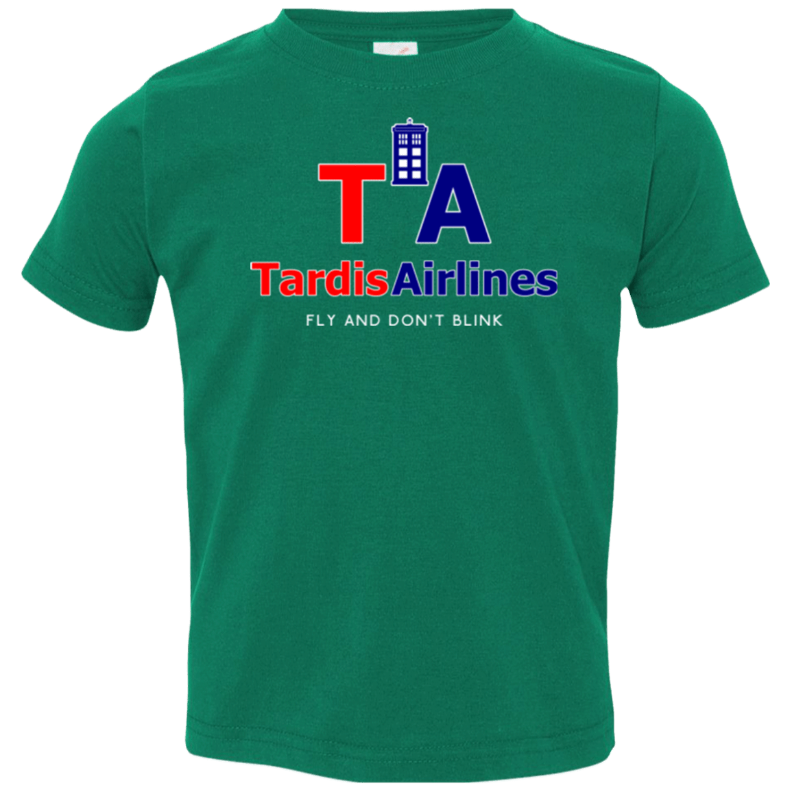 T-Shirts Kelly / 2T Tardis Airlines Toddler Premium T-Shirt