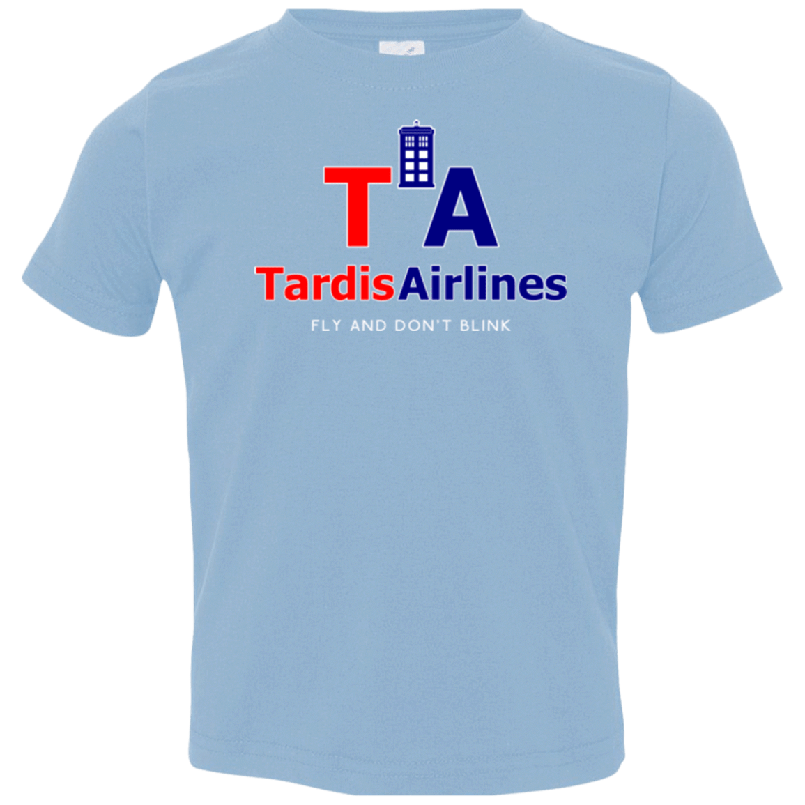T-Shirts Light Blue / 2T Tardis Airlines Toddler Premium T-Shirt