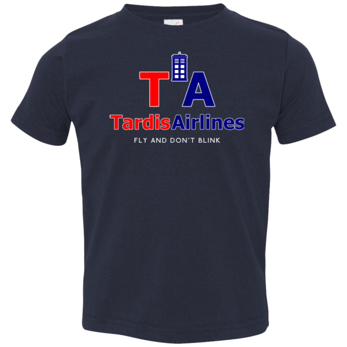 T-Shirts Navy / 2T Tardis Airlines Toddler Premium T-Shirt