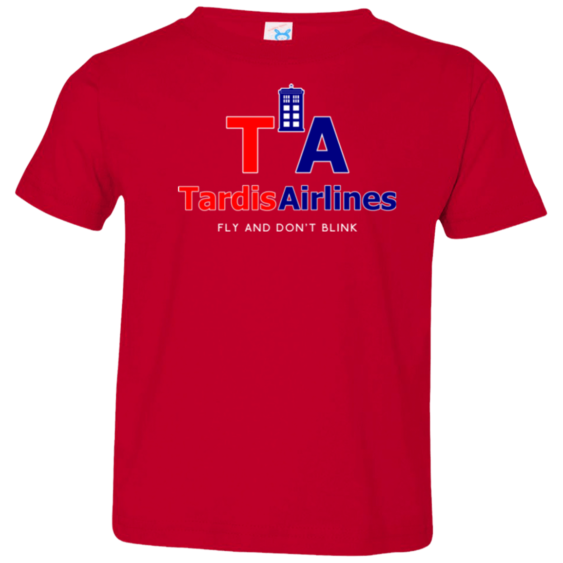 T-Shirts Red / 2T Tardis Airlines Toddler Premium T-Shirt
