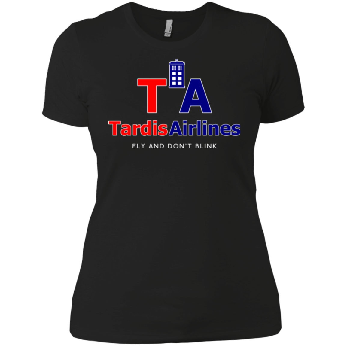 T-Shirts Black / X-Small Tardis Airlines Women's Premium T-Shirt