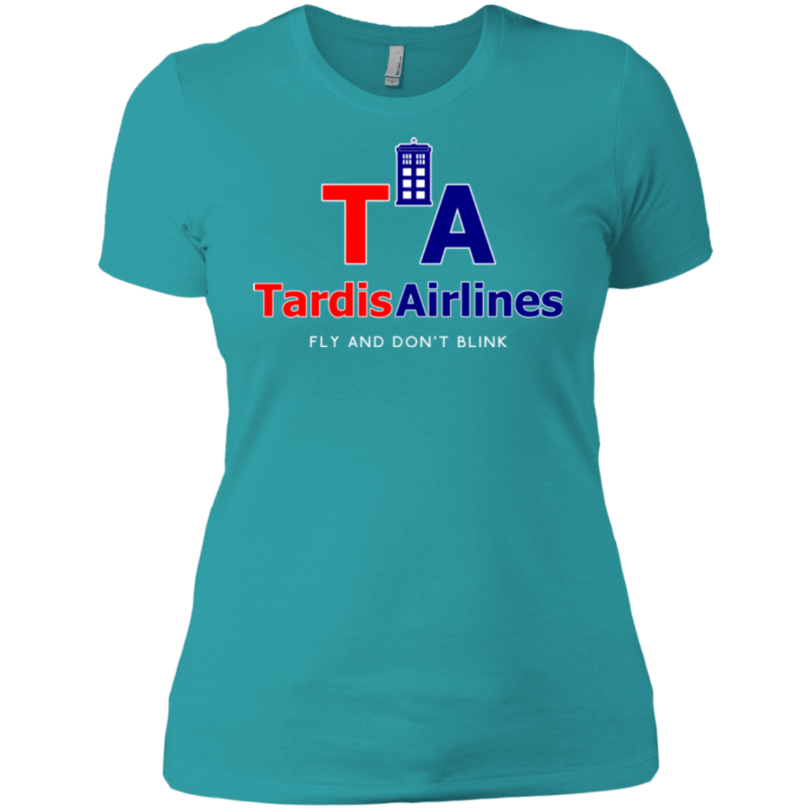 T-Shirts Tahiti Blue / X-Small Tardis Airlines Women's Premium T-Shirt