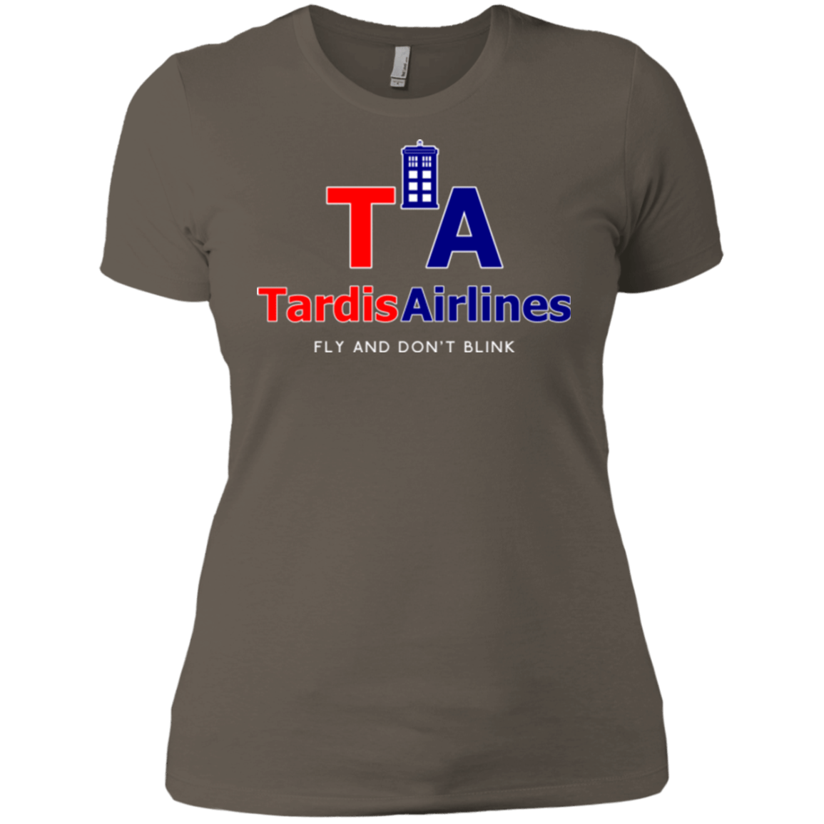 T-Shirts Warm Grey / X-Small Tardis Airlines Women's Premium T-Shirt
