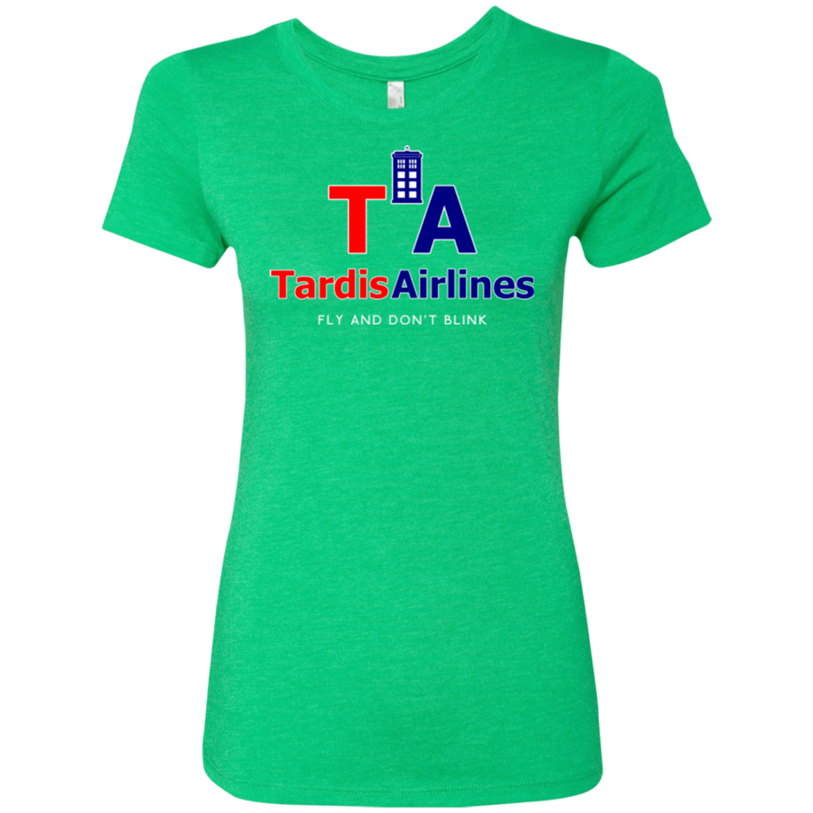 T-Shirts Envy / Small Tardis Airlines Women's Triblend T-Shirt