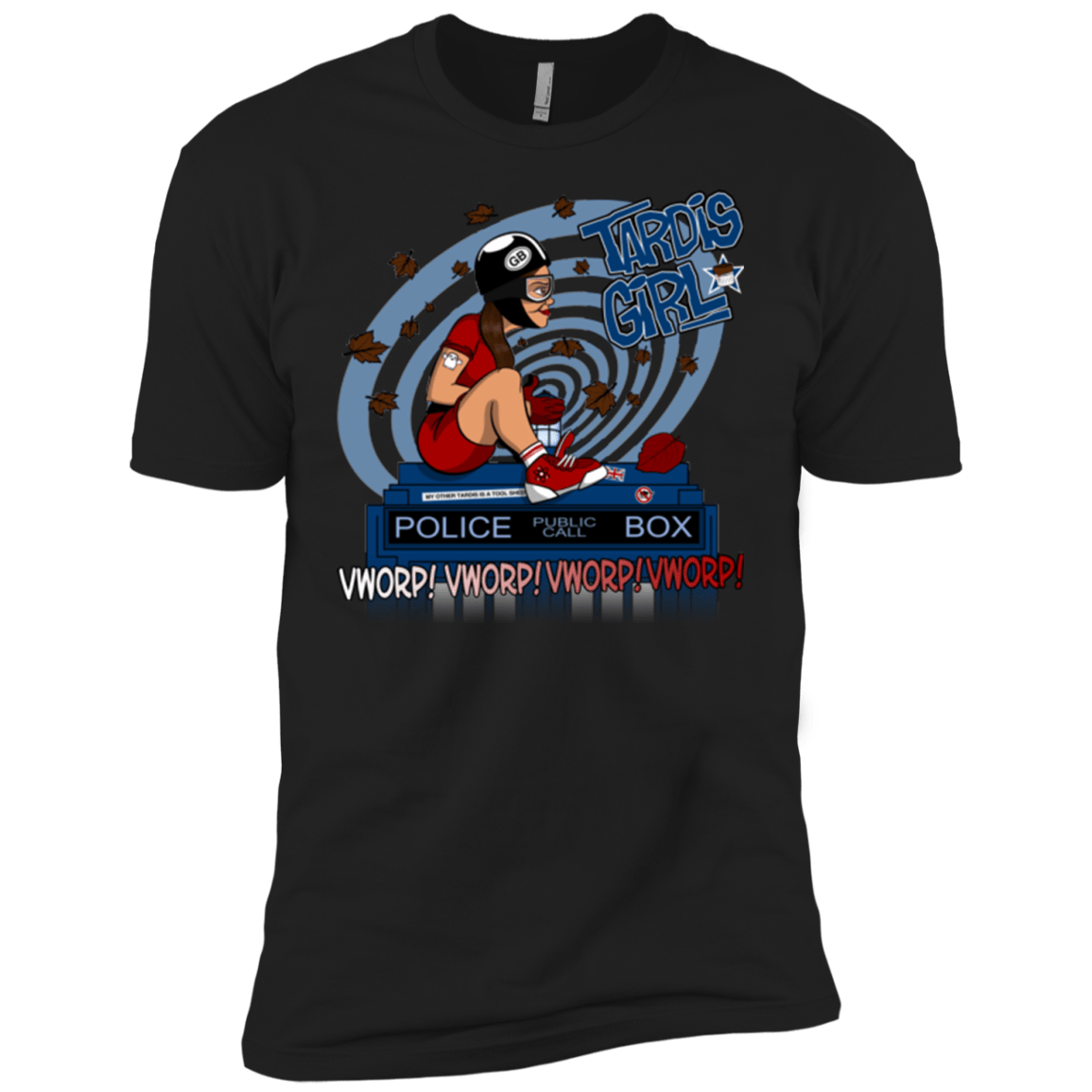 T-Shirts Black / YXS Tardis Girl Boys Premium T-Shirt