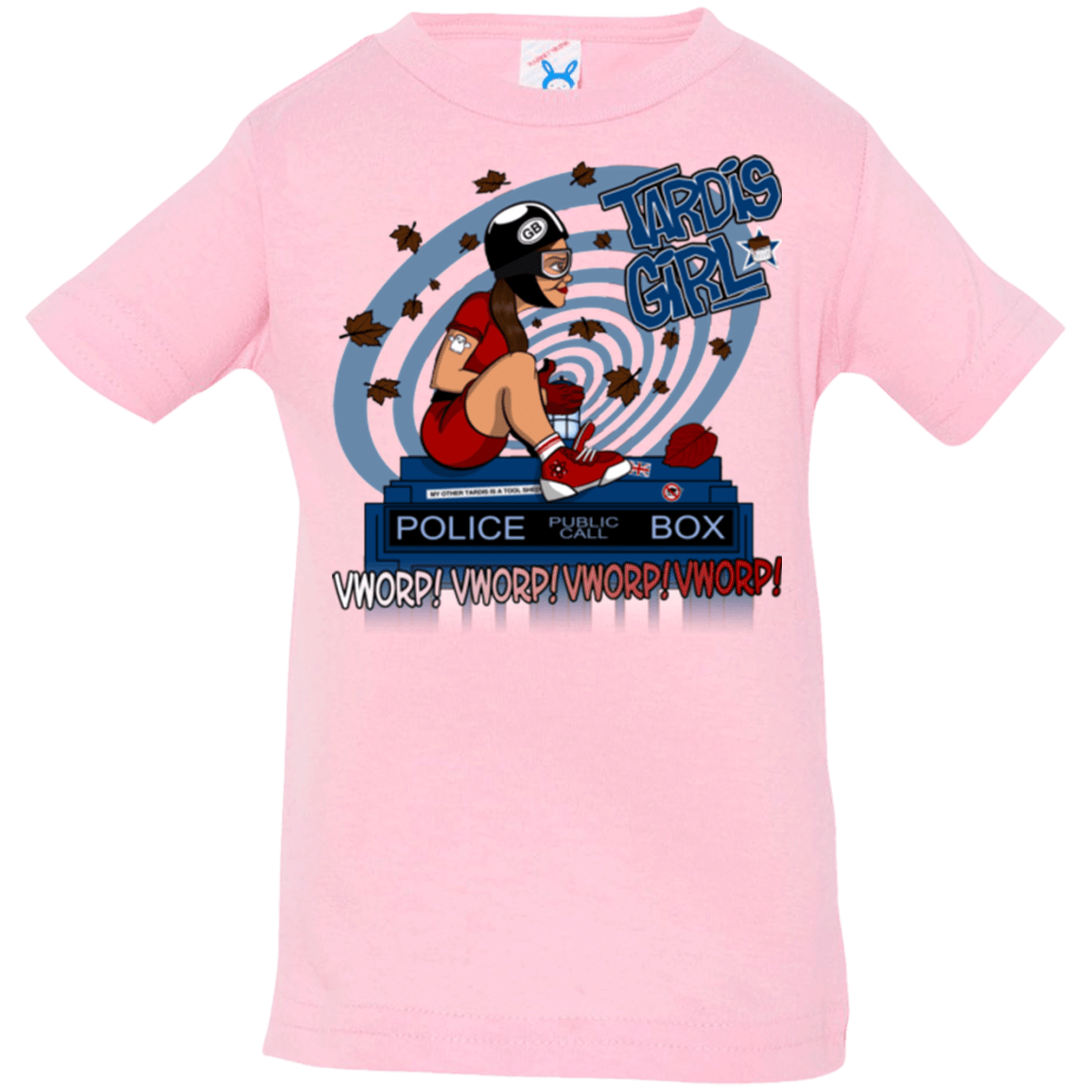 T-Shirts Pink / 6 Months Tardis Girl Infant PremiumT-Shirt